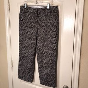 Beautiful Brown & White Floral Print Pants